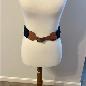 Stylish Blue and Brown Women's Belt